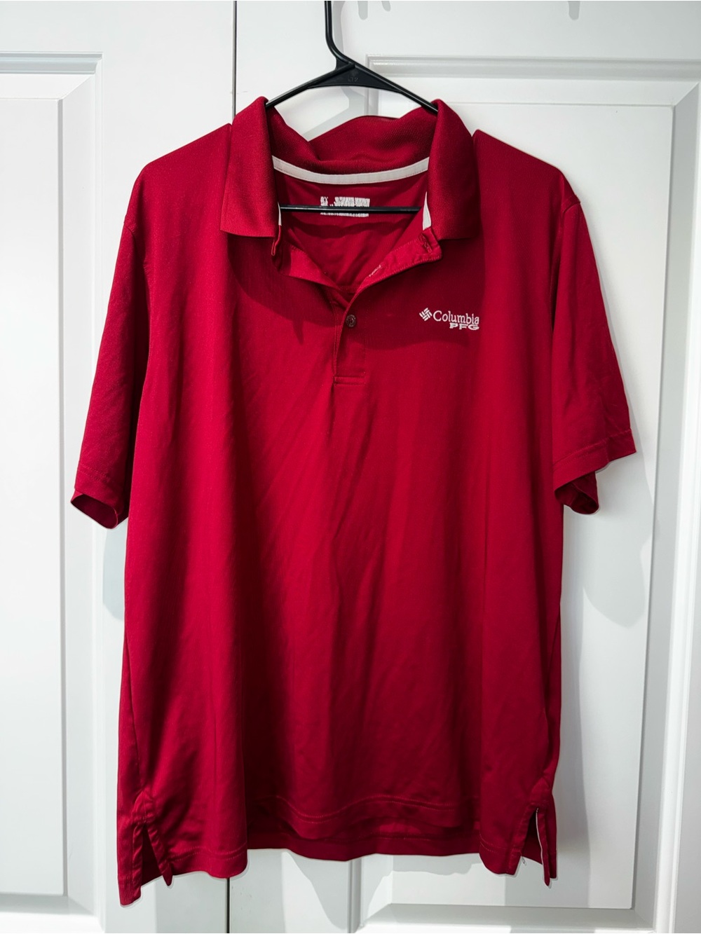 Columbia Men’s Bright Red Polo Shirt